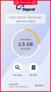 Mobile Screen Sharing