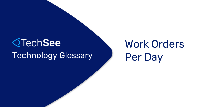 Work Orders per Day
